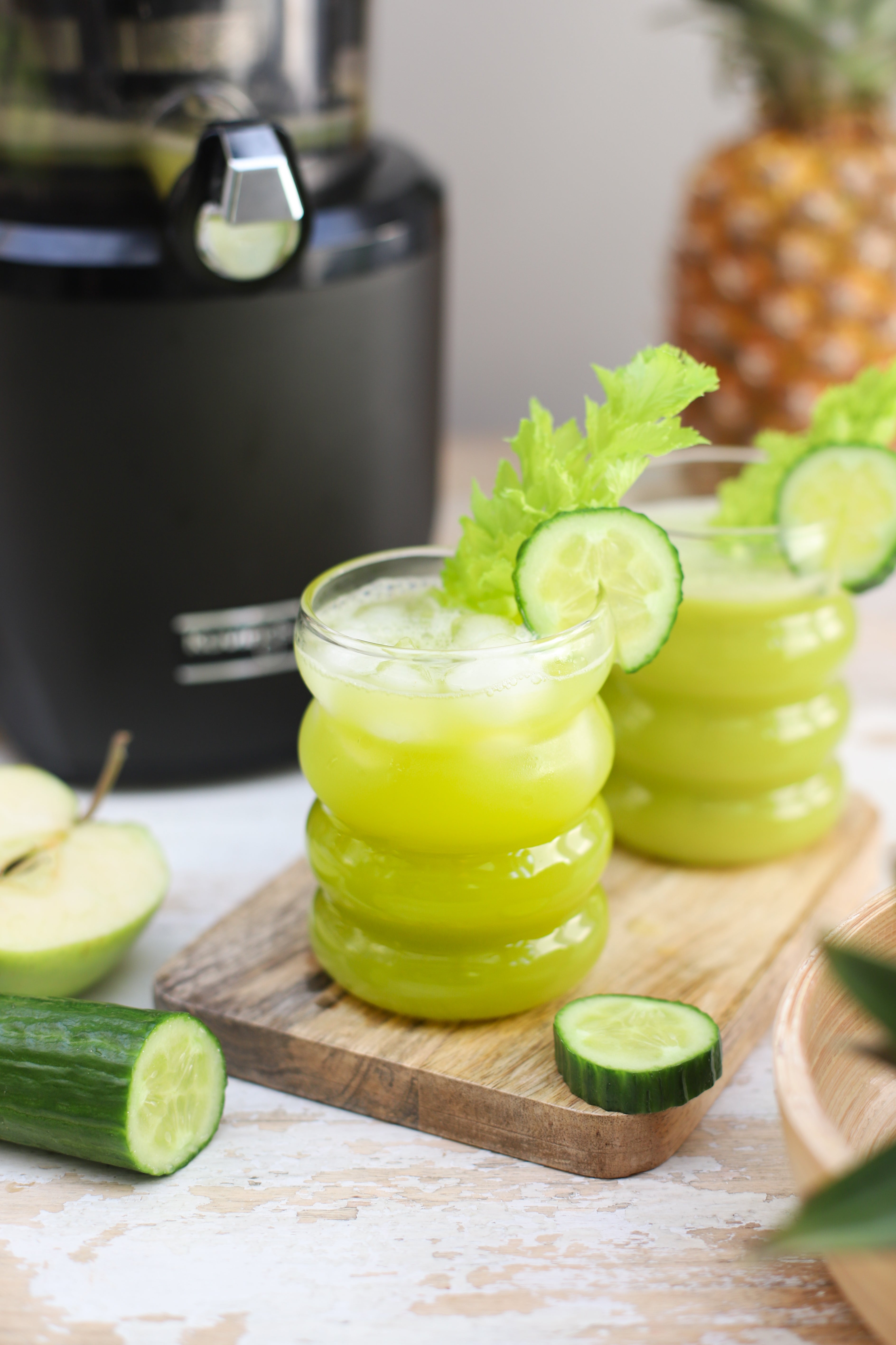 วิธีคั้นน้ำผักใบเขียว