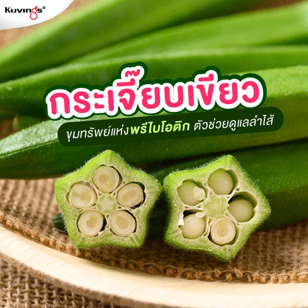 กระเจี๊ยบเขียว: ขุมทรัพย์แห่งพรีไบโอติก ตัวช่วยสำคัญในการดูแลสุขภาพลำไส้